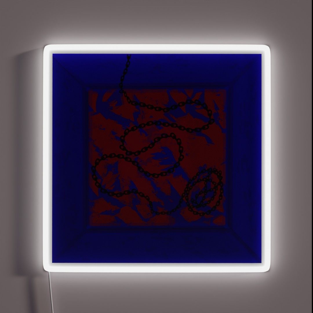 Superboy DC Inspired Abstract Art RGB Neon Sign Superboy DC Inspired Abstract Art RGB Neon Sign