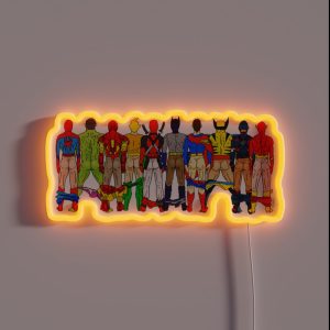 Superhero Butts LV RGB Neon Sign