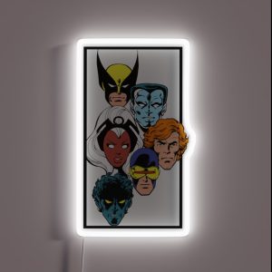 Superhero Heads RGB Neon Sign