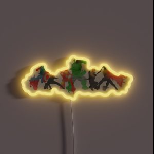 Superheros RGB Neon Sign