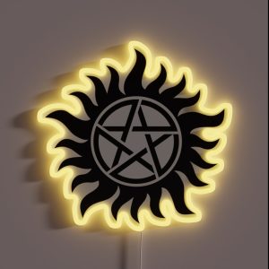 Supernatural Anti Possession Symbol RGB Neon Sign
