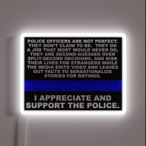 SUPPORT THE POLICE RGB Neon Sign SUPPORT THE POLICE RGB Neon Sign