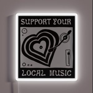 Support Your Local Music 3 RGB Neon Sign Support Your Local Music 3 RGB Neon Sign