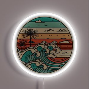 Surf Logo V26 RGB Neon Sign Surf Logo V26 RGB Neon Sign