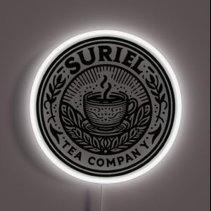 Suriel ACOTAR Tea Company Book Lover RGB Neon Sign