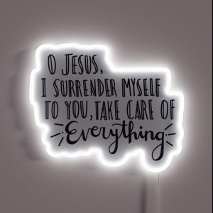 Surrender Novena Prayer RGB Neon Sign