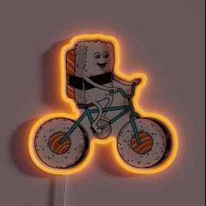 Sushi Bicycle RGB Neon Sign