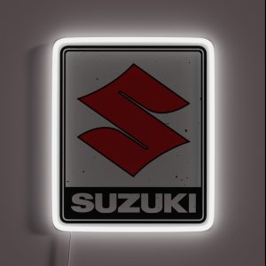 Suzuki Motorcycles Vintage 70 S Logo RGB Neon Sign