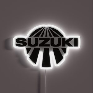 Suzuki World Champion Cross Motorcycles Vintage 70 S RGB Neon Sign