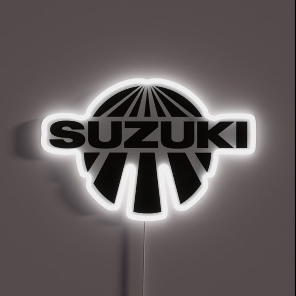 Suzuki World Champion Cross Motorcycles RGB Neon Sign
