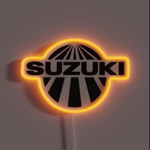 Suzuki World Champion Cross Motorcycles Vintage 70 S RGB Neon Sign
