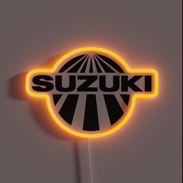 Suzuki World Champion Cross Motorcycles RGB Neon Sign