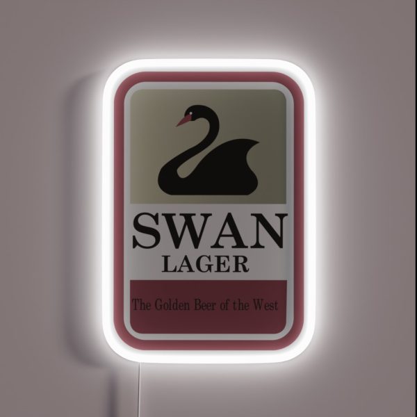 Swan Lager Made In WA RGB Neon Sign