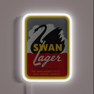 Swan Lager RGB Neon Sign