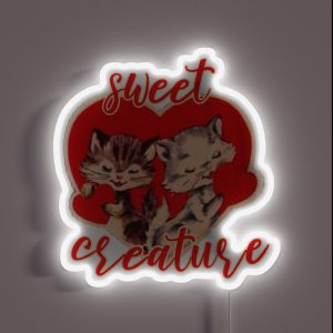 Sweet Creature Cats RGB Neon Sign Sweet Creature Cats RGB Neon Sign