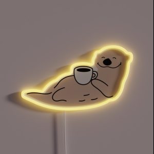 Sweet Otter Chamberlain Coffee RGB Neon Sign