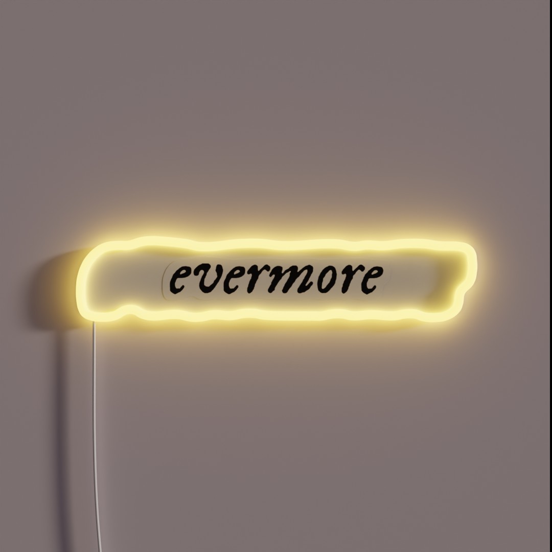 Swift Evermore RGB Neon Sign Swift Evermore RGB Neon Sign
