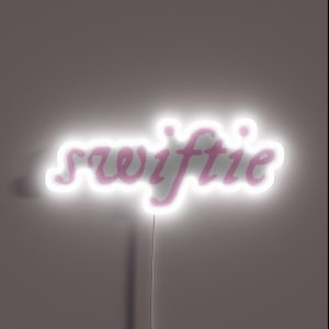 Swiftie Evermore Folklore Pink Taylor Swift RGB Neon Sign Swiftie Evermore Folklore Pink Taylor Swift RGB Neon Sign