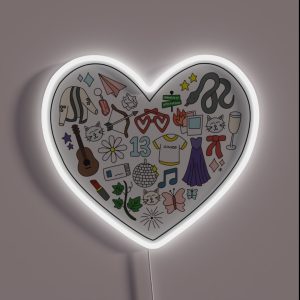 Swiftie Heart RGB Neon Sign