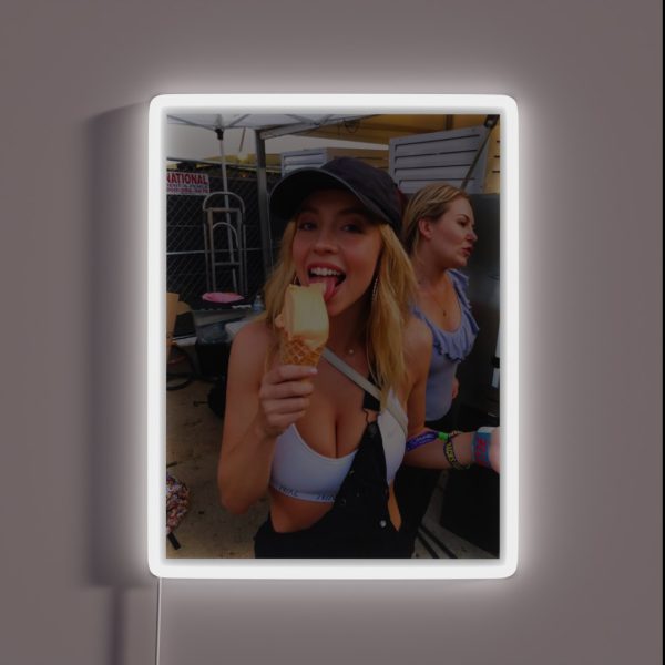 Sydney Sweeney RGB Neon Sign