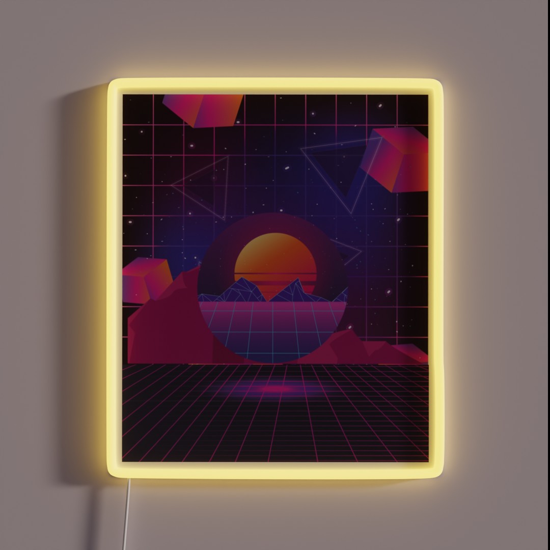 Synthwave Aesthetic RGB Neon Sign Synthwave Aesthetic RGB Neon Sign