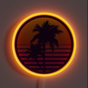 Synthwave Sunset RGB Neon Sign