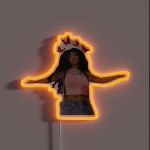 SZA Butterflies Ctrl RGB Neon Sign