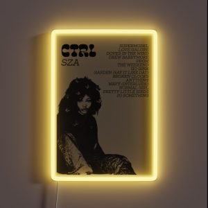 SZA CTRL Poster RGB Neon Sign
