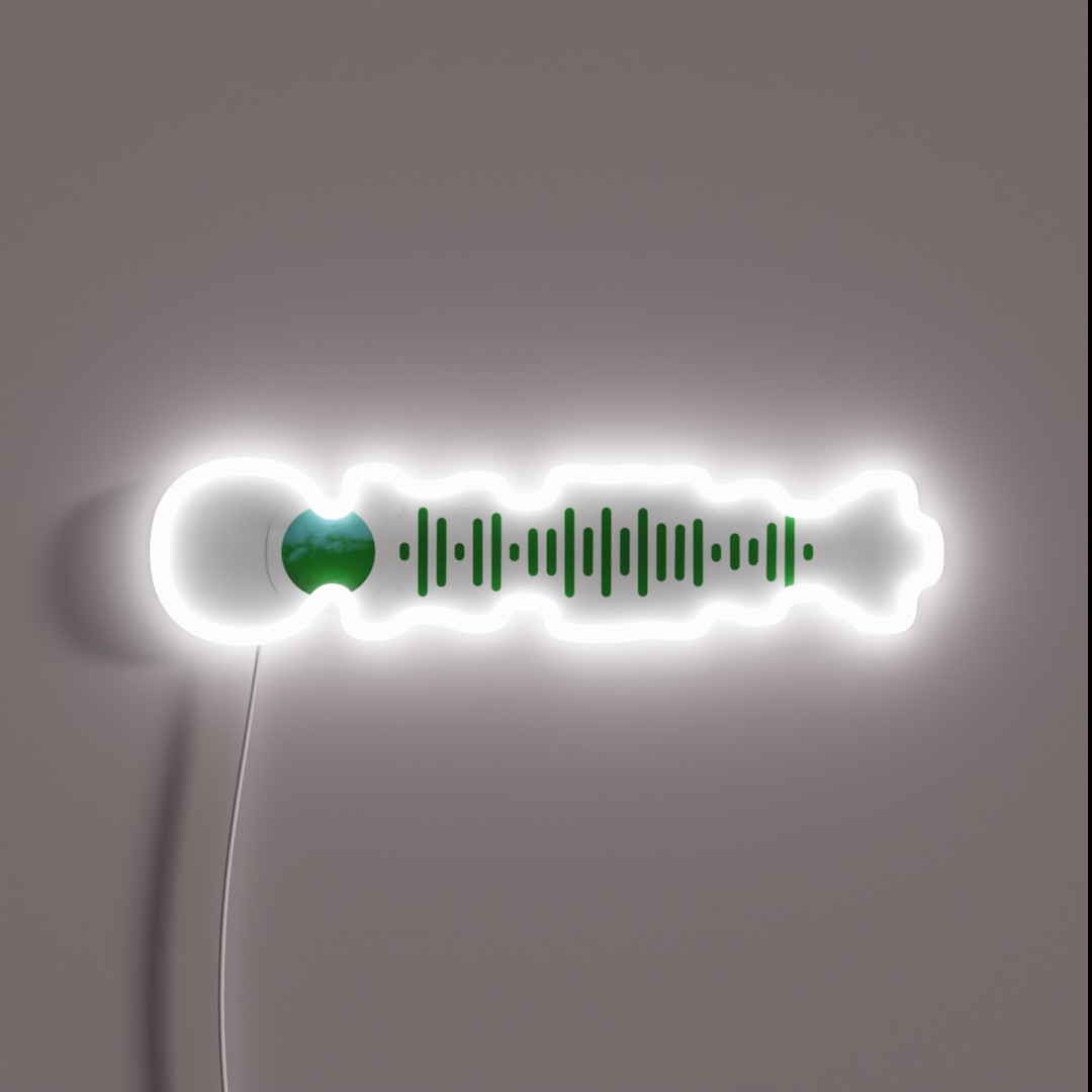 SZA Good Days Spotify Scan Code RGB Neon Sign SZA Good Days Spotify Scan Code RGB Neon Sign