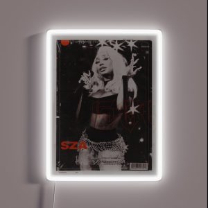 SZA Magazine Poster RGB Neon Sign