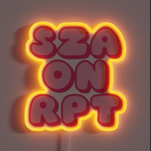 SZA ON RPT Pink RGB Neon Sign