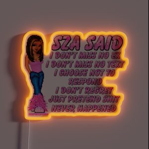 Sza Said RGB Neon Sign Sza Said RGB Neon Sign