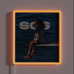 SZA SOS Album Cover Design RGB Neon Sign SZA SOS Album Cover Design RGB Neon Sign