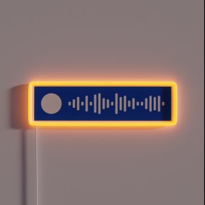 Sza SOS Album Spotify Code RGB Neon Sign