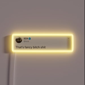 Sza Tweet RGB Neon Sign