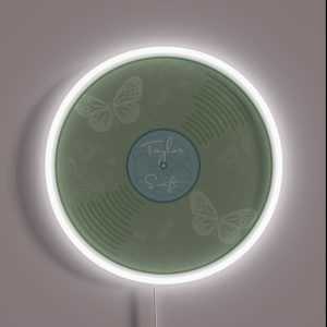 T Swift Taylor Debut Music Album Vinyl RGB Neon Sign