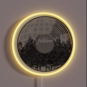 T Swift Taylor Folklore Vinyl Music Album RGB Neon Sign