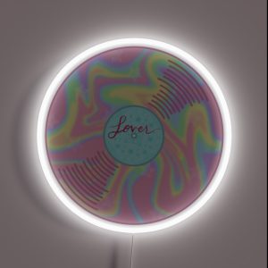 T Swift Taylor Lover Vinyl Album Music RGB Neon Sign