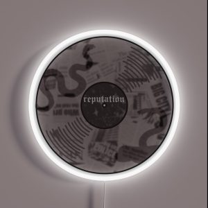 T Swift Taylor Reputation Album Vinyl Music RGB Neon Sign T Swift Taylor Reputation Album Vinyl Music RGB Neon Sign