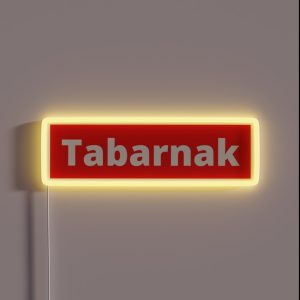 Tabarnak Swear Words From Quebec Canada RGB Neon Sign