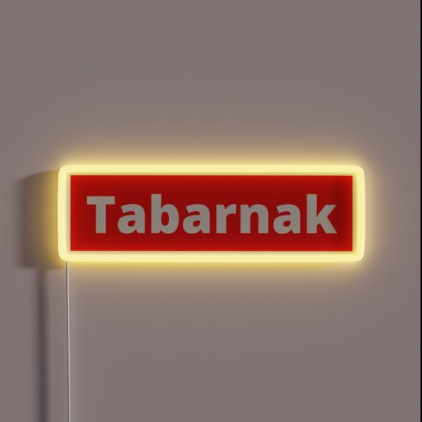 Tabarnak Swear Words From Quebec Canada RGB Neon Sign