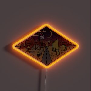 Taco Bell Scenery RGB Neon Sign Taco Bell Scenery RGB Neon Sign