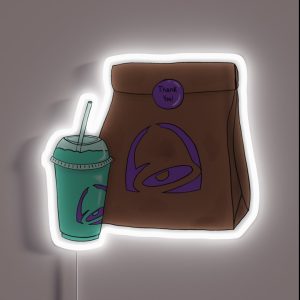 Taco Mystery Yummies RGB Neon Sign