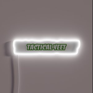 Tactical Yeet Logo RGB Neon Sign