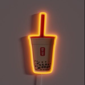 Taiwanese Bubble Tea RGB Neon Sign