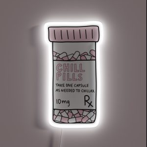 Take A Chill Pill RGB Neon Sign Take A Chill Pill RGB Neon Sign