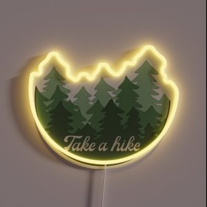 Take A Hike Forrest RGB Neon Sign