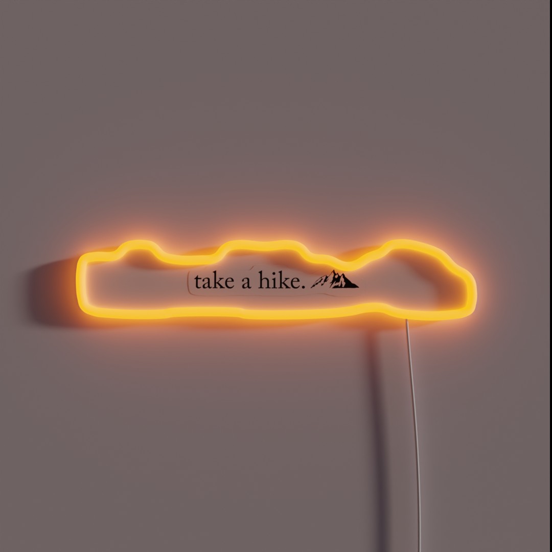 Take A Hike RGB Neon Sign Take A Hike RGB Neon Sign