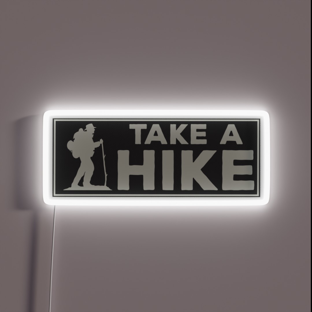 Take A Hike RGB Neon Sign Take A Hike RGB Neon Sign