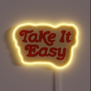 Take It Easy RGB Neon Sign Take It Easy RGB Neon Sign